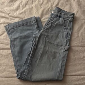 AE wide leg carpenter jeans